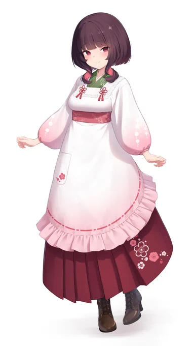 オリジナルキャラクターをデザインしました。#立ち絵 