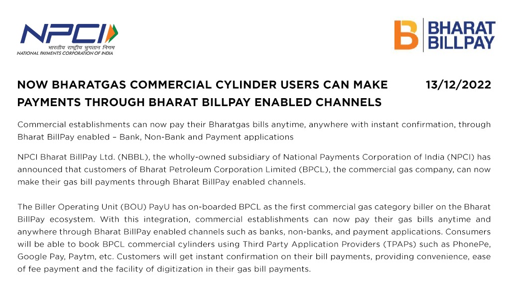 NPCI tweet media