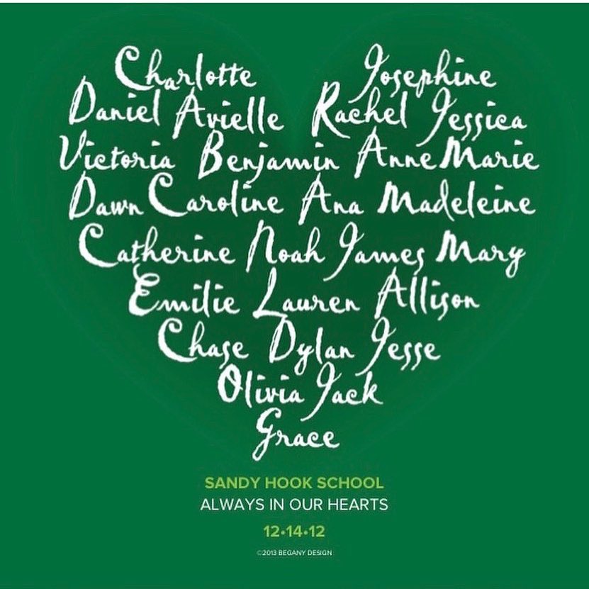 <a href="/sandyhook/">Sandy Hook Promise</a> Promise We stand with you and we will #NeverForget. 💚 12/14/12. Say their names
#foreverinourhearts  #HonorWithAction  #endgunviolence  

Day 14 of 14 Days of Action
#sign the remembrance card takeaction.sandyhookpromise.org/a/remembrancec…