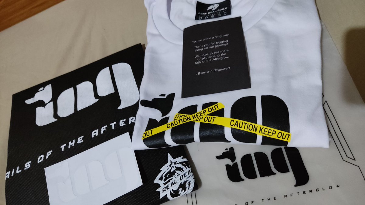 AspectRDG's tweet image. Thank you boss @manilacrypto1 and @TailsAfterGlow for the merch.
#TagLife
#TagMerch