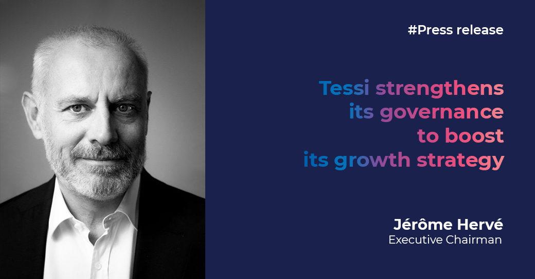 #Appointment - Tessi strengthens its governance to boost its growth strategy Jérôme Hervé has been named Executive Chairman of Tessi. 👉 tessi.eu/en/tessi-stren… #governance #hld #strategy #transformation