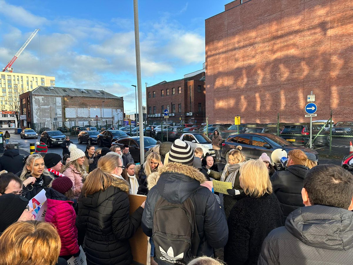 danielbakersf's tweet photo. Today we walked with Kids Together Belfast and Sólás Specialist Support Services to oppose the purposed cuts from the Education Authority.

The message was simple 

We matter 

We want equality &amp; we want it NOW! https://t.co/wt9ONS6MYZ