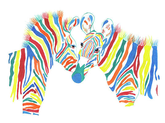 Two colorful zebras #watercoloranimals #animalart #zebra #buyintoart #artistontwitter #africananimals #zebraart #zebralove #zebrasoftwitter #stripes #colorful #zebralovers #wallart #artprint #art #homedecor #interiordesigners 
Get it - deborah-league.pixels.com/featured/two-c…