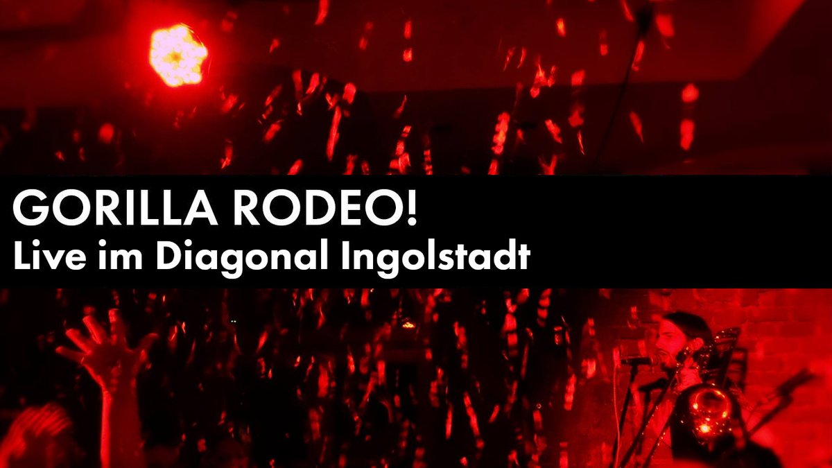 GorillaRodeo's tweet photo. Wir spielen am 29.12.22 im Diagonal in Ingolstadt. Da könnt ihr gleich Weihnachten und Silvester auf einmal feiern. Geil. 🤘
https://t.co/PIizvlYLJM https://t.co/zOIser6hrL