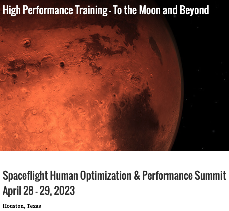 Luke Hughes (@_lukehughes_) on Twitter photo Great to be invited to speak at the Spaceflight Human Optimization & Performance Summit in Houston, Texas in April 2023 <a href="/NASA/">NASA</a> <a href="/UHClearLake/">University of Houston-Clear Lake</a> on Blood Flow Restriction Exercise as a countermeasure to spaceflight & rehabilitation
Registration opens Jan 9thππ½
uhcl.edu/hhpi/shop-23/ Great to be invited to speak at the Spaceflight Human Optimization & Performance Summit in Houston, Texas in April 2023 <a href="/NASA/">NASA</a> <a href="/UHClearLake/">University of Houston-Clear Lake</a> on Blood Flow Restriction Exercise as a countermeasure to spaceflight & rehabilitation
Registration opens Jan 9thππ½
uhcl.edu/hhpi/shop-23/