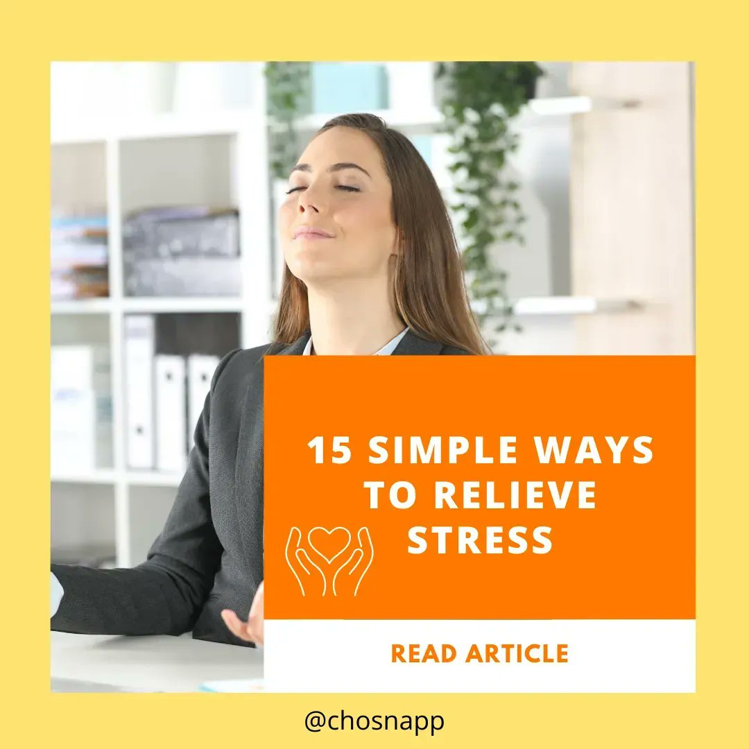 15 Simple Ways to Relieve Stress <a href="/Healthline/">Healthline</a> #wellnesswednesday #relievestress #mentalhealth
buff.ly/2DiHgDr