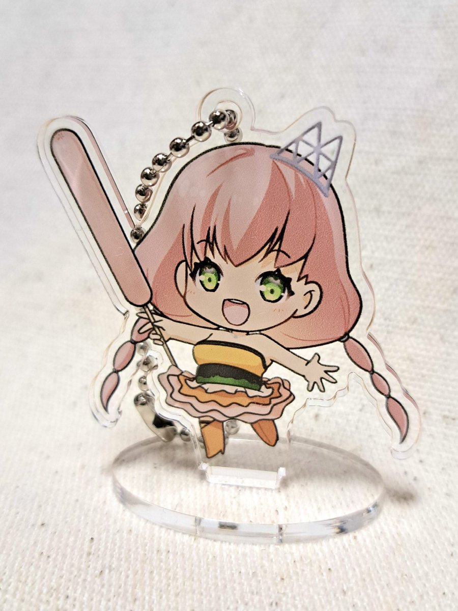 「グッズセットお迎えあったので明宝ハムちゃん台座付きアクキーは明宝セットのみとなり」|ささつゆ🦊5/5【COMITIA144】H28b📚5/6【A40】参加のイラスト