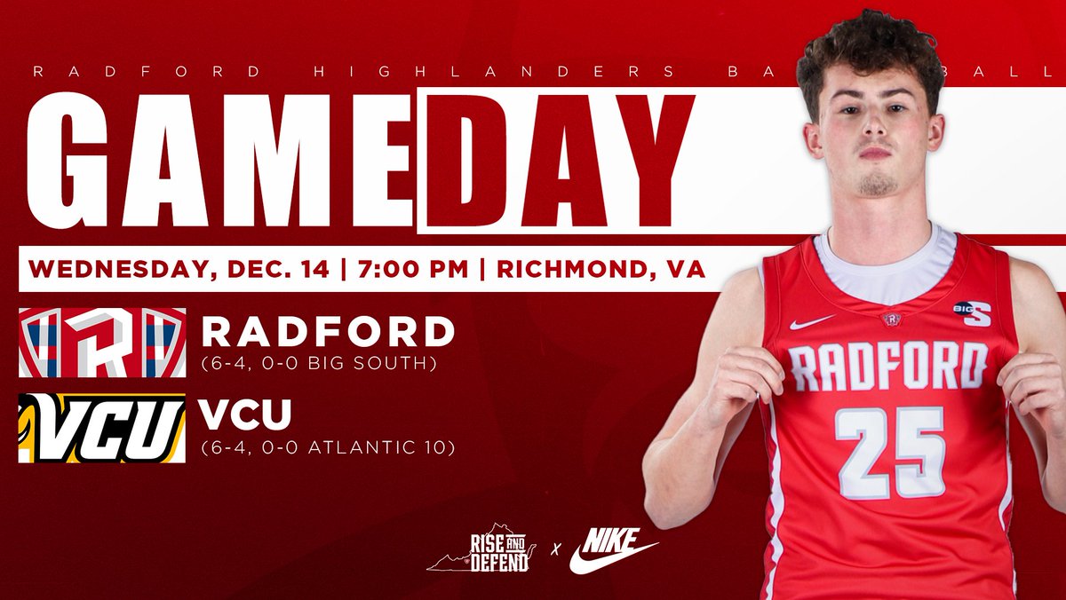 Back at it in the Capital!

🆚 VCU Rams
📍 Richmond, Va.
🏟 Siegel Center
⏰ 7:00 PM

📺 bit.ly/3PGonBv
📻 bit.ly/3CYMMuQ
📊 bit.ly/3PyPCxB

#RiseAndDefend🛡 x #BigSouthMBB