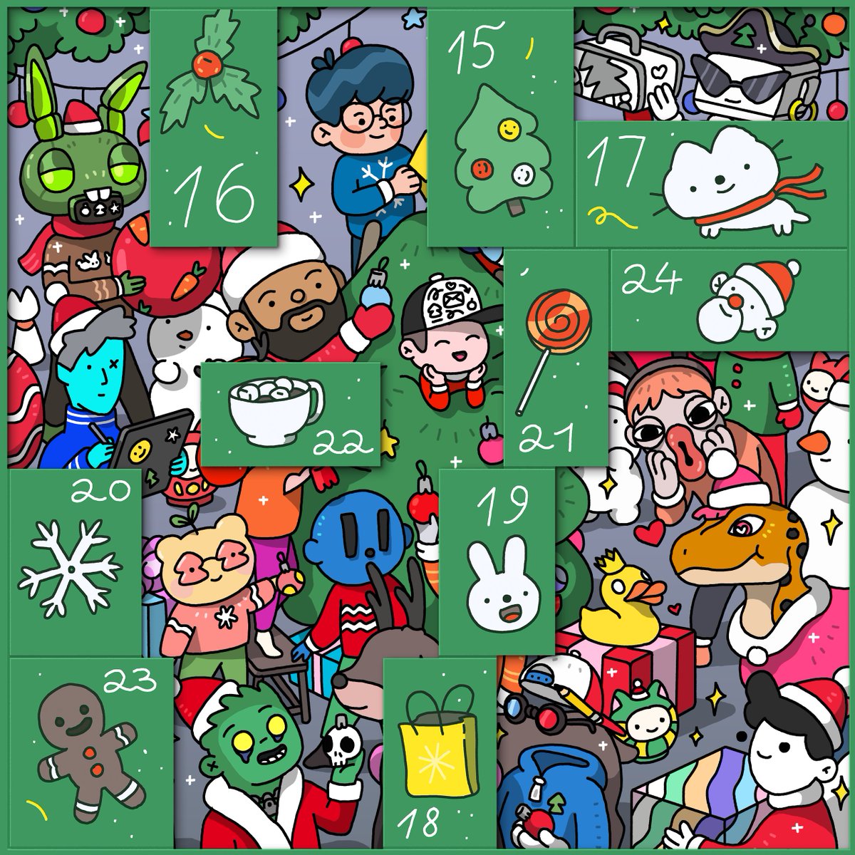 ilyakazakov's tweet photo. Day 1οΈβ£4οΈβ£ β @MarkTheHabibi creator of @Habibis_NFT ππβ¨Who will be next? #nftxmascal https://t.co/xhrOD74yJQ