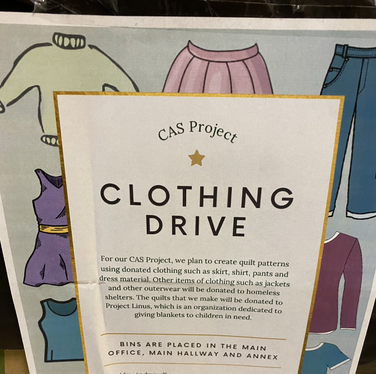 Washington-Liberty IB DP students are doing wonderful things with CAS like this one supporting Project Linus! <a target='_blank' href='http://twitter.com/GeneralsPride'>@GeneralsPride</a> <a target='_blank' href='http://twitter.com/APS_SecondaryEd'>@APS_SecondaryEd</a> <a target='_blank' href='http://twitter.com/APSVaSchoolBd'>@APSVaSchoolBd</a> <a target='_blank' href='http://twitter.com/APSVirginia'>@APSVirginia</a> <a target='_blank' href='http://twitter.com/ProjectLinus'>@ProjectLinus</a> <a target='_blank' href='http://twitter.com/teacherburgos'>@teacherburgos</a> <a target='_blank' href='https://t.co/hqS6S2p0j5'>https://t.co/hqS6S2p0j5</a>