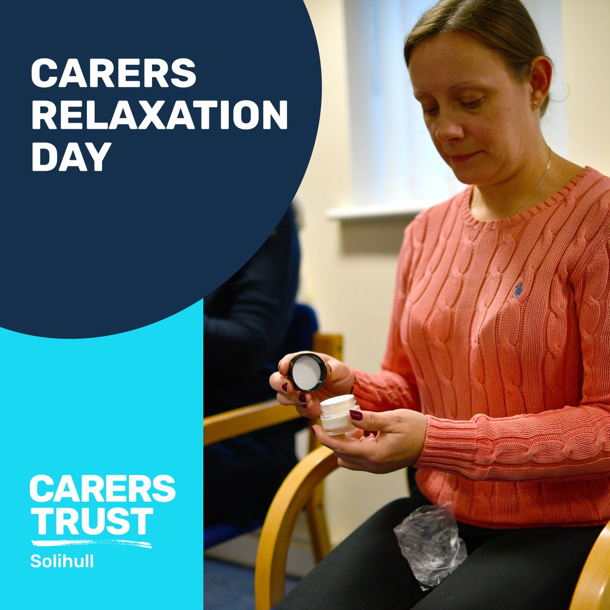 solihullcarers's tweet photo. To help promote #relaxation and #well-being, #Carers enjoyed a morning of learning #reflexology techniques by @SharonHolistic https://t.co/rFnNjm09tX