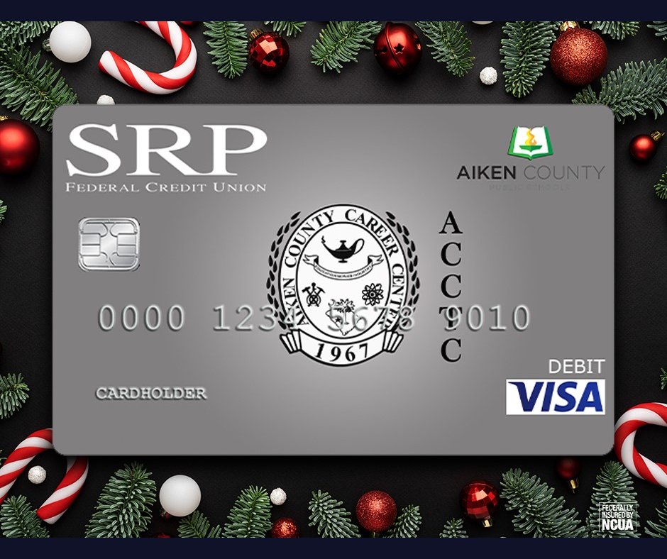 You can support your local high school this holiday season with the Aiken County Career and Technology Center Affinity Debit Card! With every purchase you make using the ACCTC Affinity Debit Card, money is donated to our school. For information go to srpfcu.org/AffinityCards.