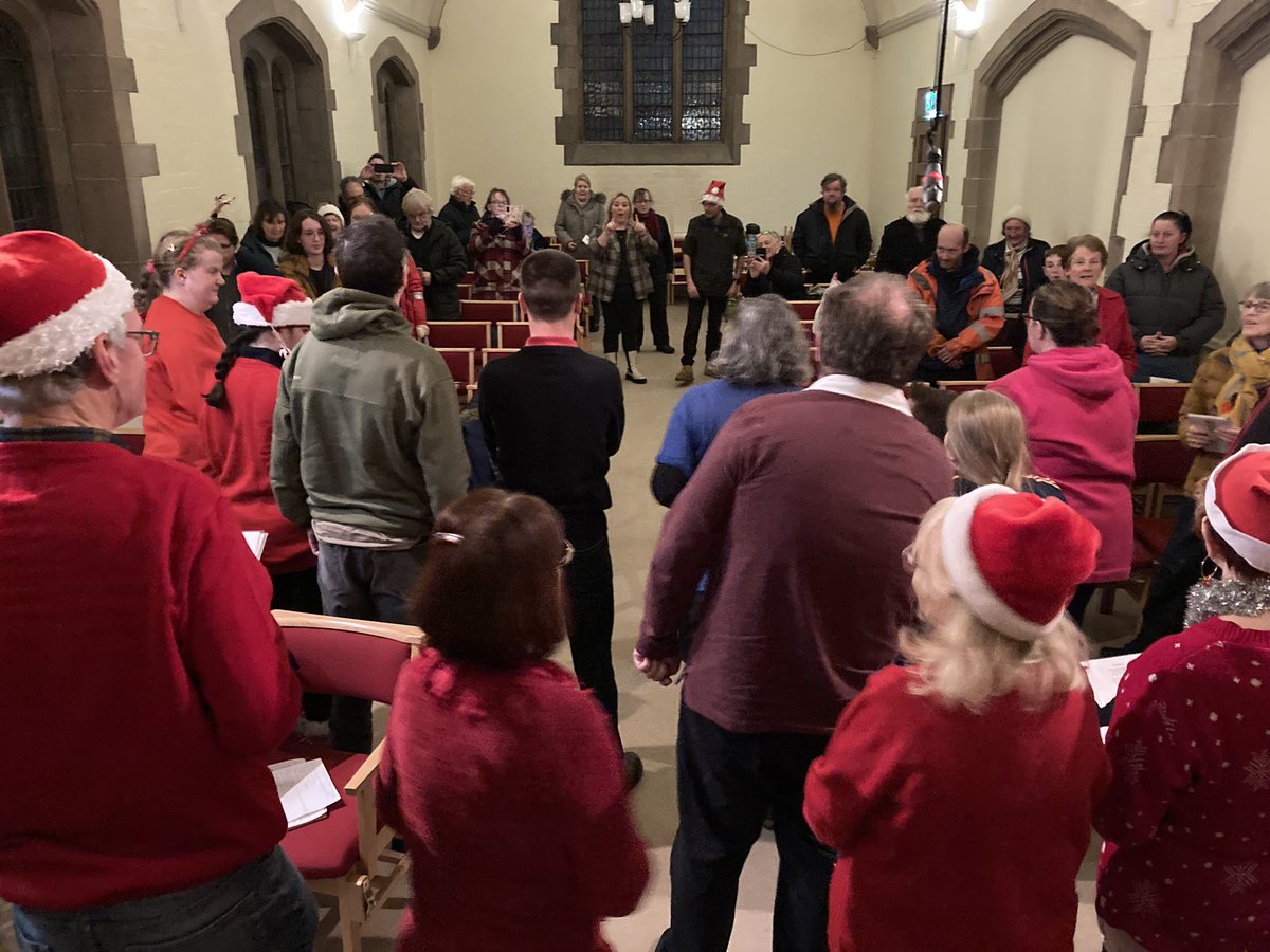 Last night the choir sang carols with the Freshfields group - a learning centre for adults with special needs. It was a wonderful night! #cofelancs