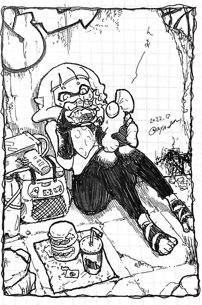 落書き(60分) 気合い入れすぎた

スプラトゥーン3
3号とコジャケの昼ご飯 