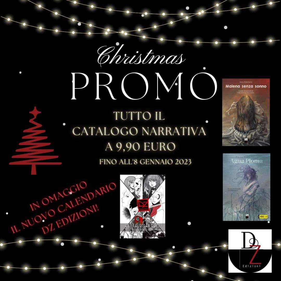 La nuova #promo DZ Edizioni🎄

Malena senza sonno e Agua Ploma sono in offerta a 9,90 euro fino all'8 gennaio! 
In omaggio il nuovo meraviglioso calendario <a href="/DZedizioni/">DZedizioni</a>  🤩

#DZedizioni #narrativa #aguaploma #malenasenzasonno #iosonoonirica