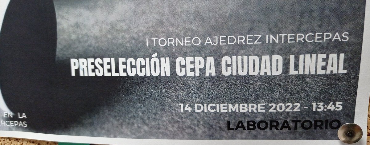 CepaCiudad's tweet photo. 🥳 Hoy ha empezado la preselección para el I torneo de ajedrez intercepas ♟️A lo largo de las próximas semanas sabremos quiénes representarán al CEPA en la final. 😃#intercepas #cepas #educaciondeadultos https://t.co/hPrdyZYA2Q