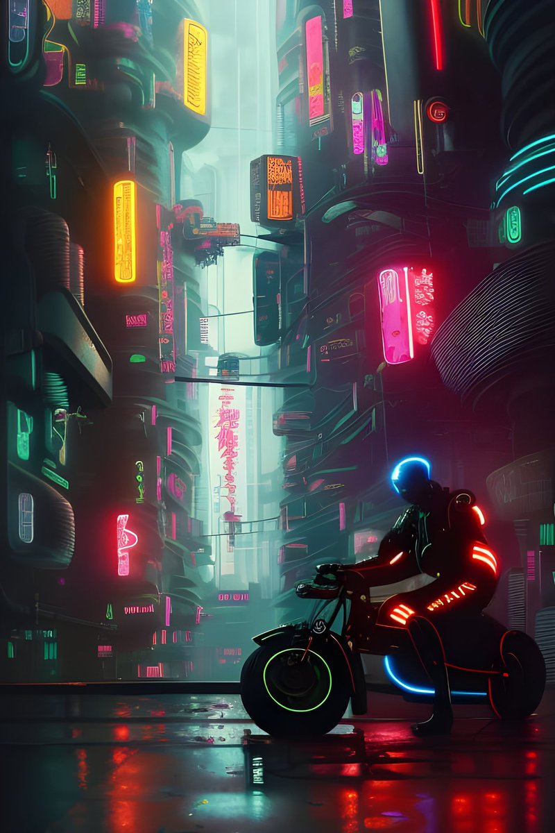 KieronKnight40's tweet photo. "Neon City Lights.. - made with @NightCafeStudio 

https://t.co/6QkpyAyf9i

#aiart #nightcafe #digitalart https://t.co/6QkpyAyf9i https://t.co/rpVwqzRuJJ
