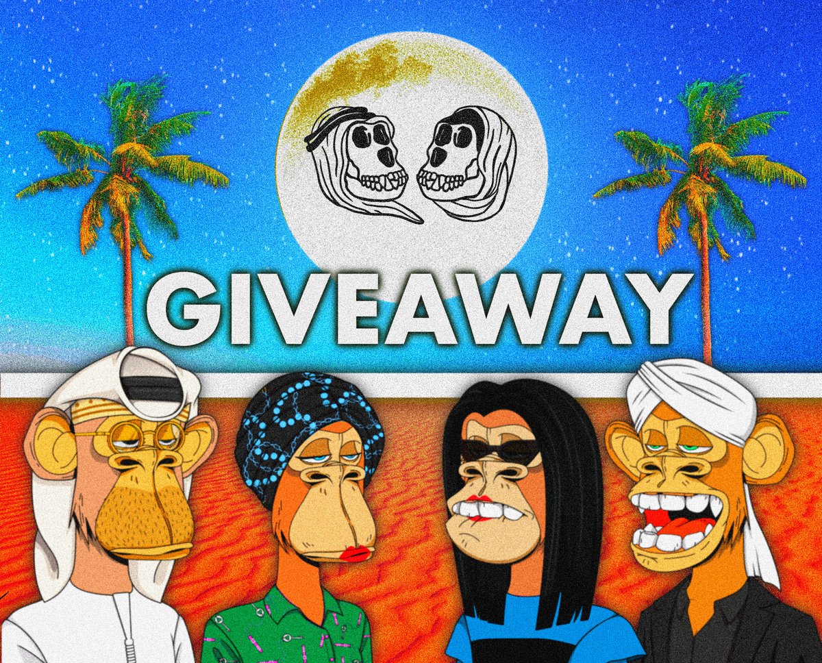 dubaibornapes's tweet photo. 🎁GIVEAWAY🎁

Mint or Flip Habibi in the next 24 hours and win 60$ in $ETH + 4 HABIBI #NFTs

1⃣❤️+ RT our pinned
2⃣❤️+ RT this post
3⃣Follow @dubaibornapes 
4⃣Tag 3 friends
5⃣Mint your Habibi for 0.007 $ETH:  https://t.co/tqnpG3CJJh

LFG 🔥
#nftgiveaway #ethereum #giveaway #nft https://t.co/9FDiAsYiXq