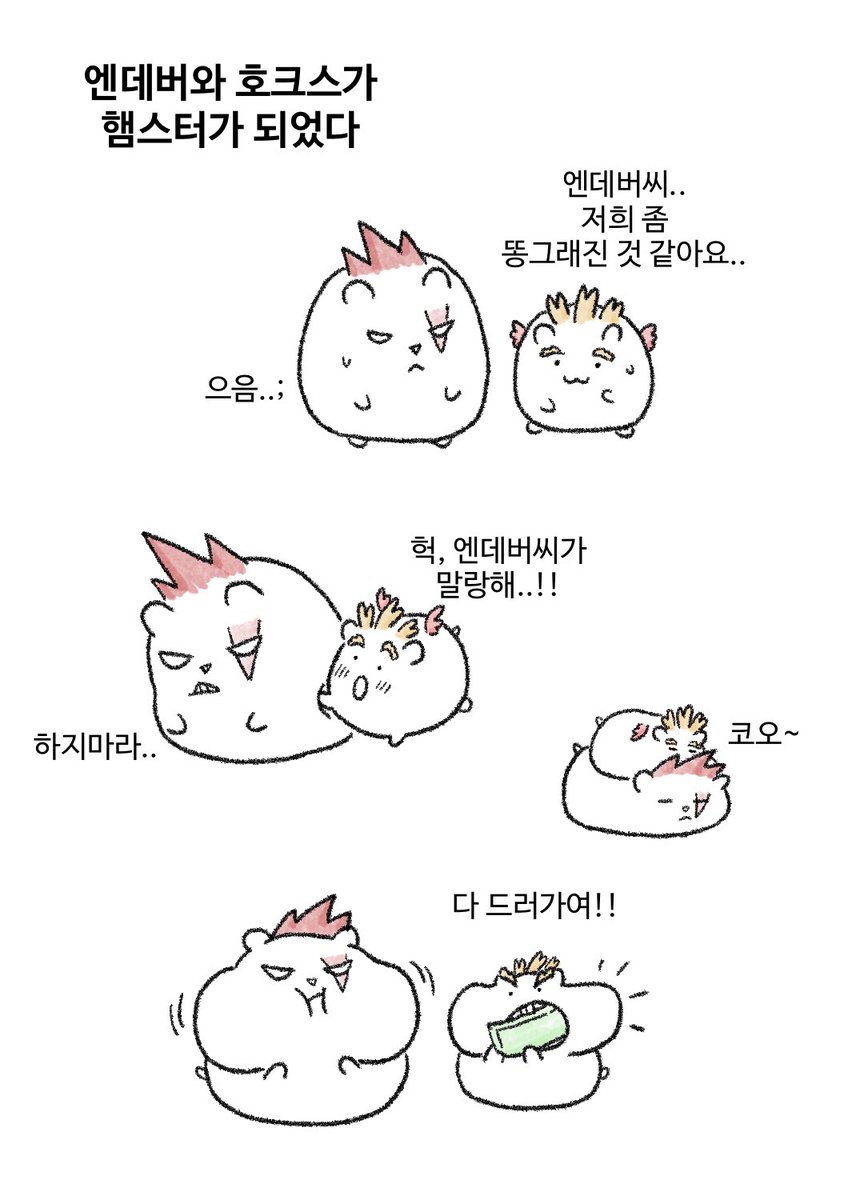 imsocoexed's tweet photo. 엔데버와 호크스가 햄스터가 되었다
#endhawks #炎ホー https://t.co/PO5lqkM7Af
