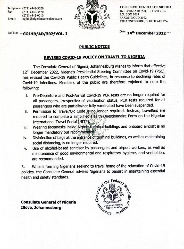 Consulate General of Nigeria, South Africa tweet media