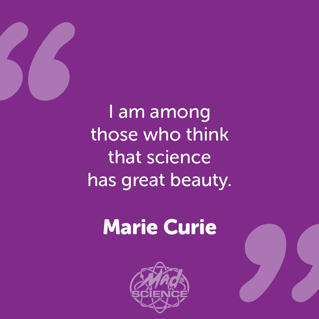 Everything has beauty, just open your horizons to see it! 

#madsciencetoronto #mariecurie #sciencefun #STEMkids #kidsactivities #stemeductation #scienceexperiments #scienceiscool