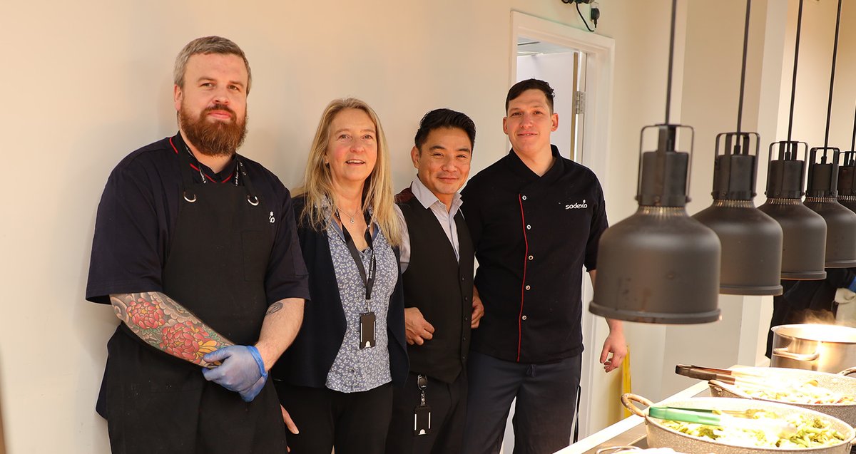 CanonEMEA's tweet photo. We’re enjoying a festive feast at our EMEA & UK Head Office today. The fantastic catering team at Sodexo have once again cooked up a world of mouth-watering treats for hundreds of excited Canon colleagues. We’ve never seen so many profiteroles!
#greatplacetowork #happyoffice https://t.co/1624E2Dbqo