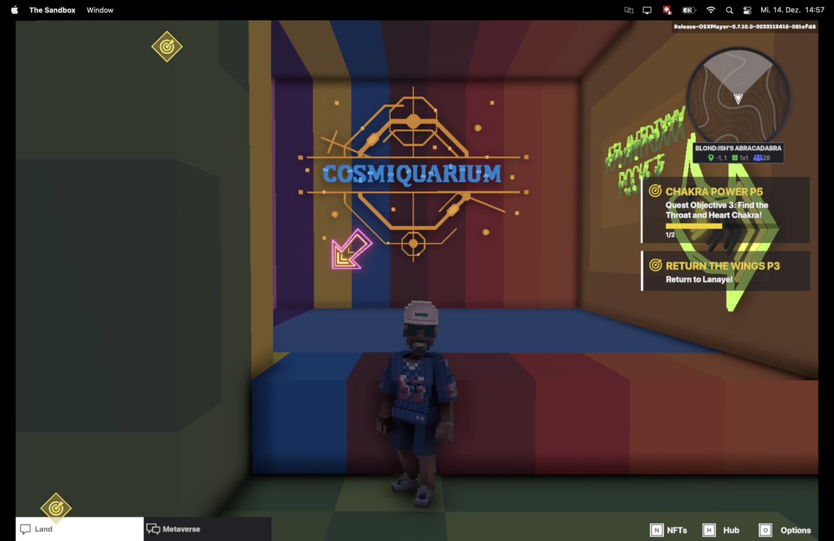 Eri9512's tweet photo. @TheSandboxGame @blond_ish 🪄 ABRACADABRA! 🌈 I participated to the @blond_ish dj set! Check out my screenshot: https://t.co/gY4YyZW5x7