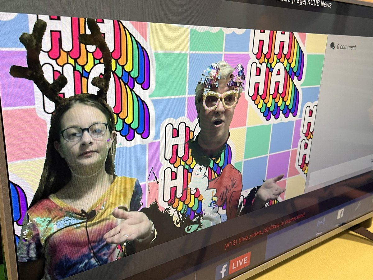 KCUBnews's tweet photo. Thanks Ms. Cichon for brining some joy to our KCUB studio each week!!! https://t.co/eHcyRpkLYa