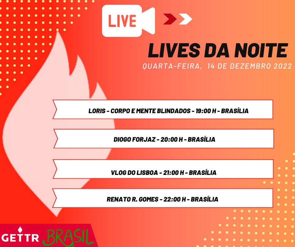 Gettrbrasilofc's tweet photo. Fique por dentro dos acontecimentos aqui no GETTR!
 Muita informação e entretenimento para vocês! https://t.co/gdxlrlxbcT