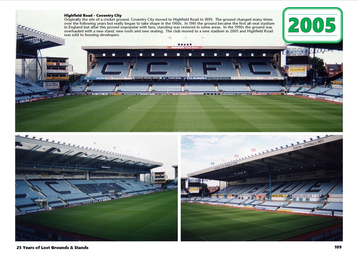 Vince Taylor on Twitter "Coventry City's Highfield Road, Derby County