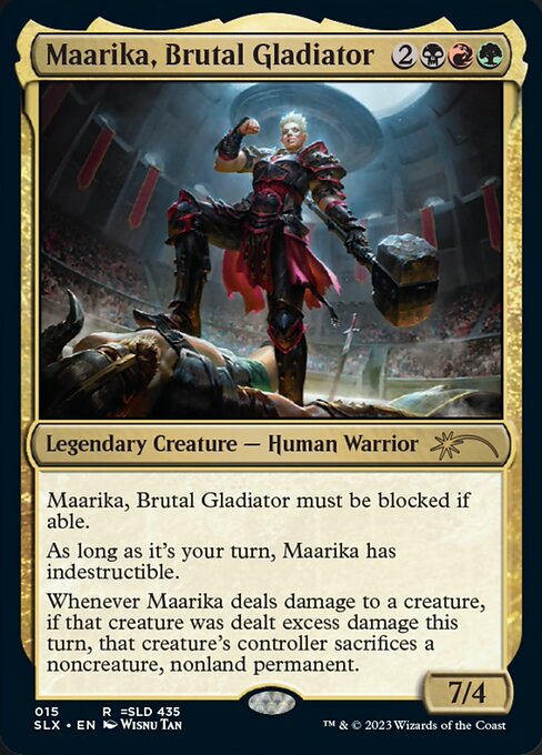 LexGarrett's tweet photo. Might just ignore the Phyrexia: All Will Be One spoilers and instead spend some time appreciating how great the Universes Within versions of the Street Fighter secret lair look. https://t.co/6PG4LHFPMJ