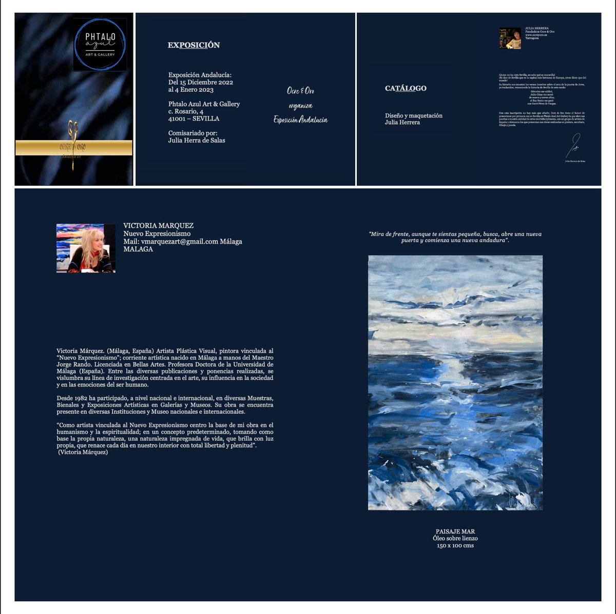 vmarquezart's tweet photo. EXPOSICIÓN ANDALUCÍA, 15 dicie 4 en Gale Phtalo Azul Sevill comisaria Julia Herrera #VictoriaMárquez #art #NuevoExpresionismo #jorgerando #Expresionismo #Neoexpresionismo #contemporaryart #NeuerExpressionismus  #cultura #Paint  #artecontemporneo #newexpressionism #victoriamarquez https://t.co/hmLCysR485