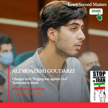 Arnaud_Le_Gall_'s tweet photo. 🇮🇷• Il s’appelle Ali Moazemi GOUDARZI. Il a été condamné à mort pour “guerre contre Dieu” et peut être exécuté d’une minute à l’autre. J’accepte de lui apporter mon parrainage et j’appelle à l’arrêt immédiat de toutes les exécutions en #Iran. 

#StopExecutionsIran https://t.co/zYDVRu5c4h