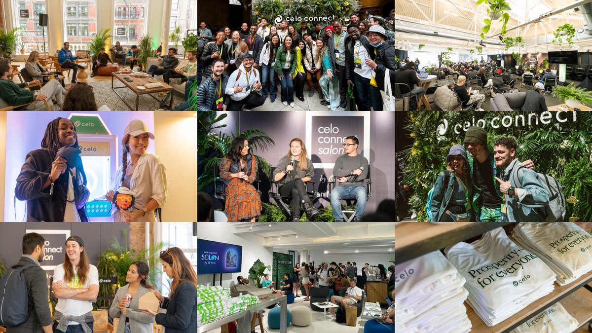 Celo's tweet photo. The first-ever #CeloConnect event kicked off in Barcelona w/ 800 global attendees, 100 sessions, and 150 speakers.

Followed by Celo Connect Salon events in Paris, New York, Bogotá, and San Francisco. https://t.co/odXQKuqpQy