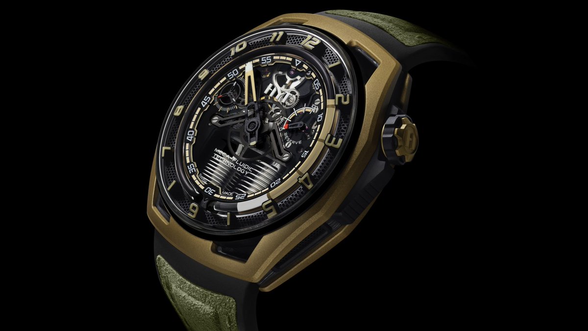 RevolutionMXL's tweet photo. El Hastroid Cosmic Hunter, de @HYTWatches, incorpora la exclusiva tecnología mecafluídica de la marca en una futurista caja de bronce en tonos cálidos y suaves.
https://t.co/rExzde8Zi0
#RevolutionMXL #Reloj #RelojesHombre #WatchLover #WatchCollector #Lujo #HYTWatches #HYTHastroid https://t.co/2YASFrRqrI