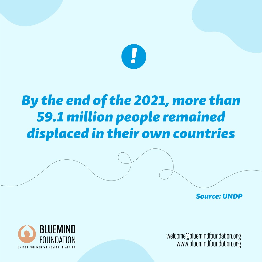 Bluemind_Fdn's tweet photo. 🚨By the end of the 2021, more than 51 million people remained displaced in their own countries.
#BluemindFoundation
#BlueDecember https://t.co/5YwOLhNfLC