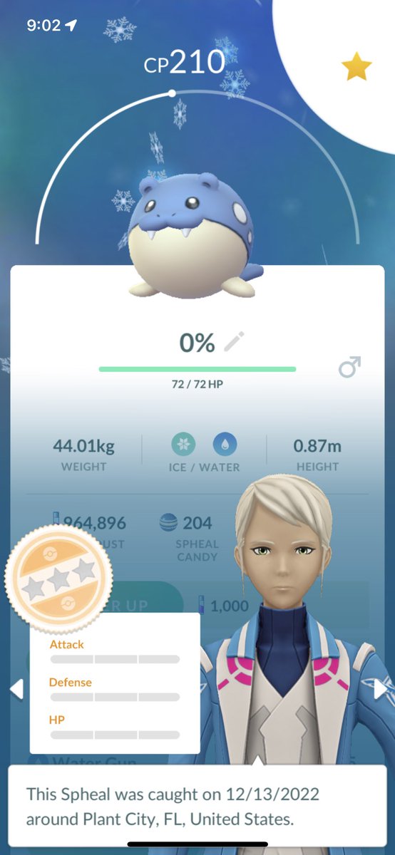James55842203's tweet photo. @PokemonGoApp amazing catch during spotlight hour last night I freak when I was going through them all https://t.co/nrVVkq7QVI
