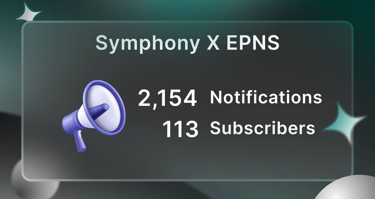 Symphony | Stop losing money on trades tweet media