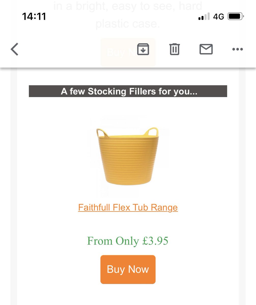 Not sure about the marketing email for stocking fillers?
Maybe your stocking is bigger than mine 🤣😂
 ⁦<a href="/PowrToolsDirect/">PowerToolsDirect</a>⁩