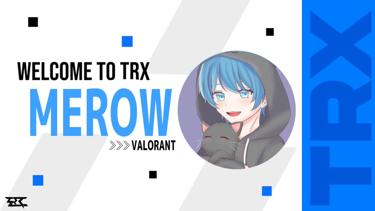 TRXtxxr's tweet photo. 💥Welcome to TRX💥
❤️ VALORANT @Merowfn ❤️
✨今後の活躍に期待です✨
#TRXWIN https://t.co/c852QFAh10