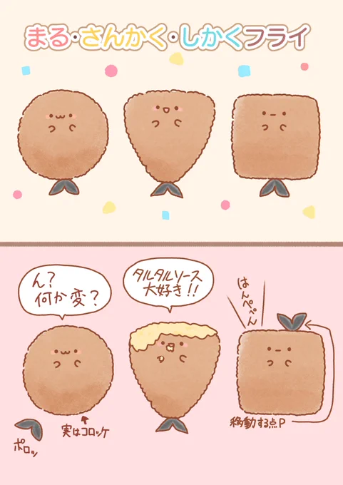 まる・さんかく・しかくフライ 