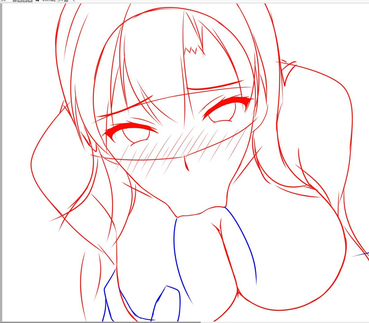 テキストの書き出しを悩んでいたらいつの間にかスケベ絵を落書きしてたんご〆(‾・ω・‾)ゞ
ひょっとこ顔的なおチ〇ポ咥えってほとんど描いた事がないので描いてみたですよ☆
ちょっと頬をくぼらせるだけでグッと下品になりますな❤ 