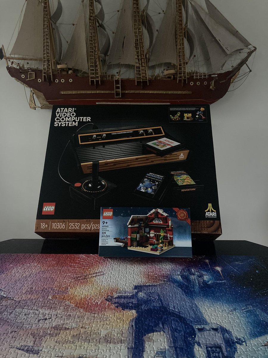 J’ai reçu le dernier jouet que j’ai commandé : la console #Atari50 en #LEGO ! 😃