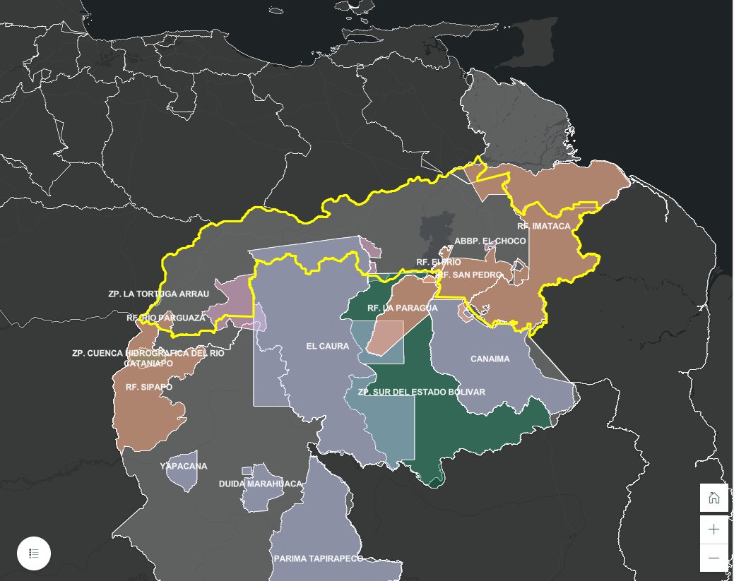 4) Tras la creación del Arco Minero del Orinoco se da paso a la explotación minera (legal e ilegal) a gran escala en zonas de especial importancia cultural, ecológica y medioambiental. Es de considerar que la explotación minera lleva intrínseca la deforestación.