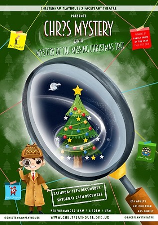 Anyone in the Cheltenham area this Christmas, make sure to catch the super-sleuthing #ChrisMysteryandtheMysteryoftheMissingChristmasTree ! Written by the awesome team at <a href="/hellofaceplant/">FacePlant Theatre</a>, music by me and directed by @KieranMortell, it's an instant Christmas classic.