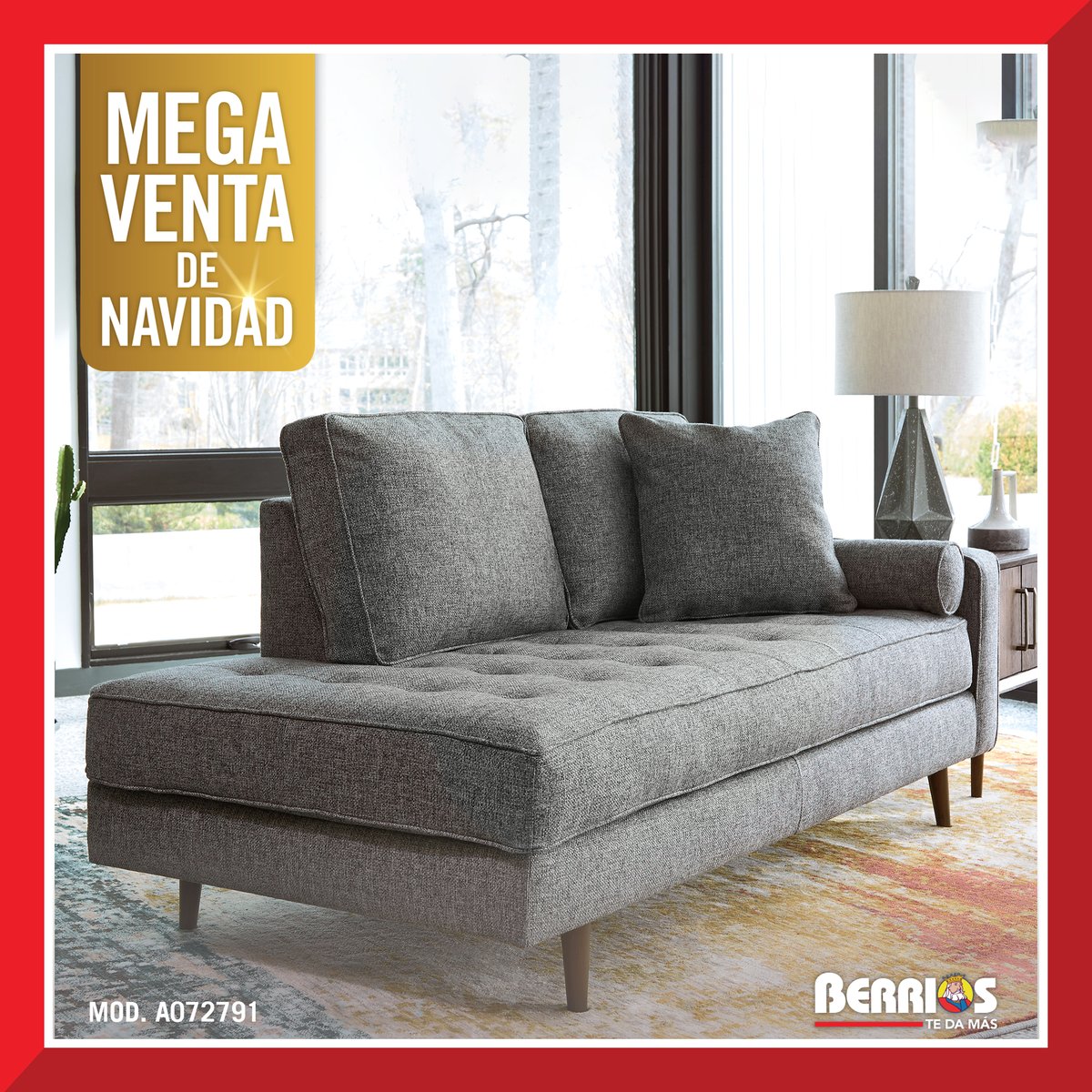 berriostedamas's tweet image. Agrega un toque contemporáneo a tu 🏠  #Hogar con el "Corner #SofáChaise #Zardoni. 
..
🌟 Conoce más aquí: bit.ly/3Pi2M1W
..
#BerríosTeDaMás #Muebles #Sala #Habitación #Comedor #Mattress #Enseres #Electrónica