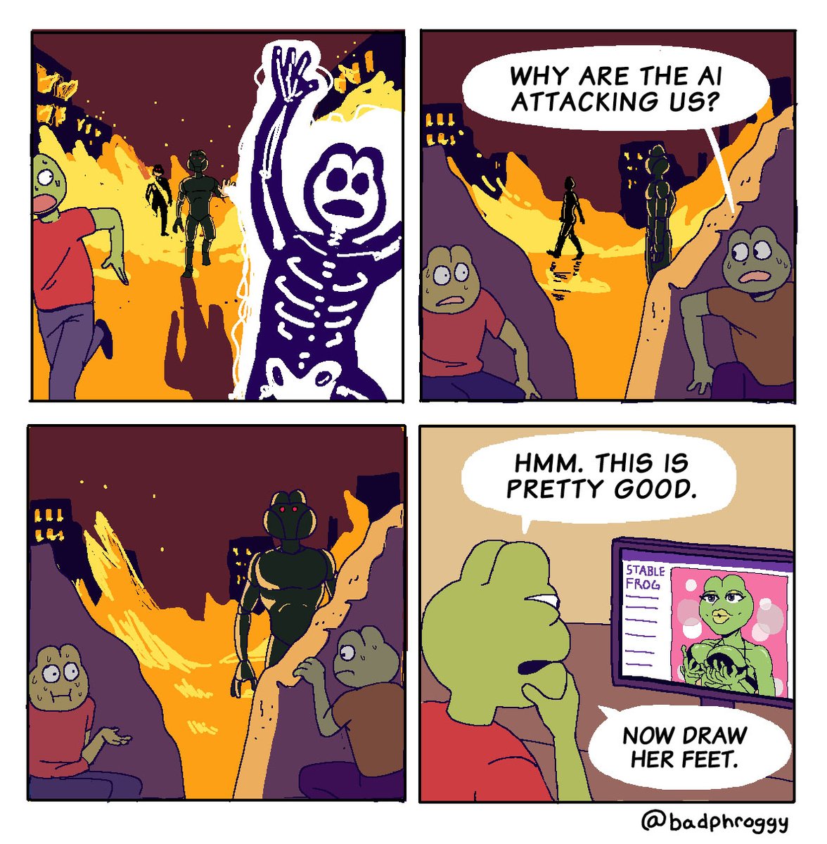 badphroggy's tweet photo. New comic
Commission Denied https://t.co/3iZ34gWZsV