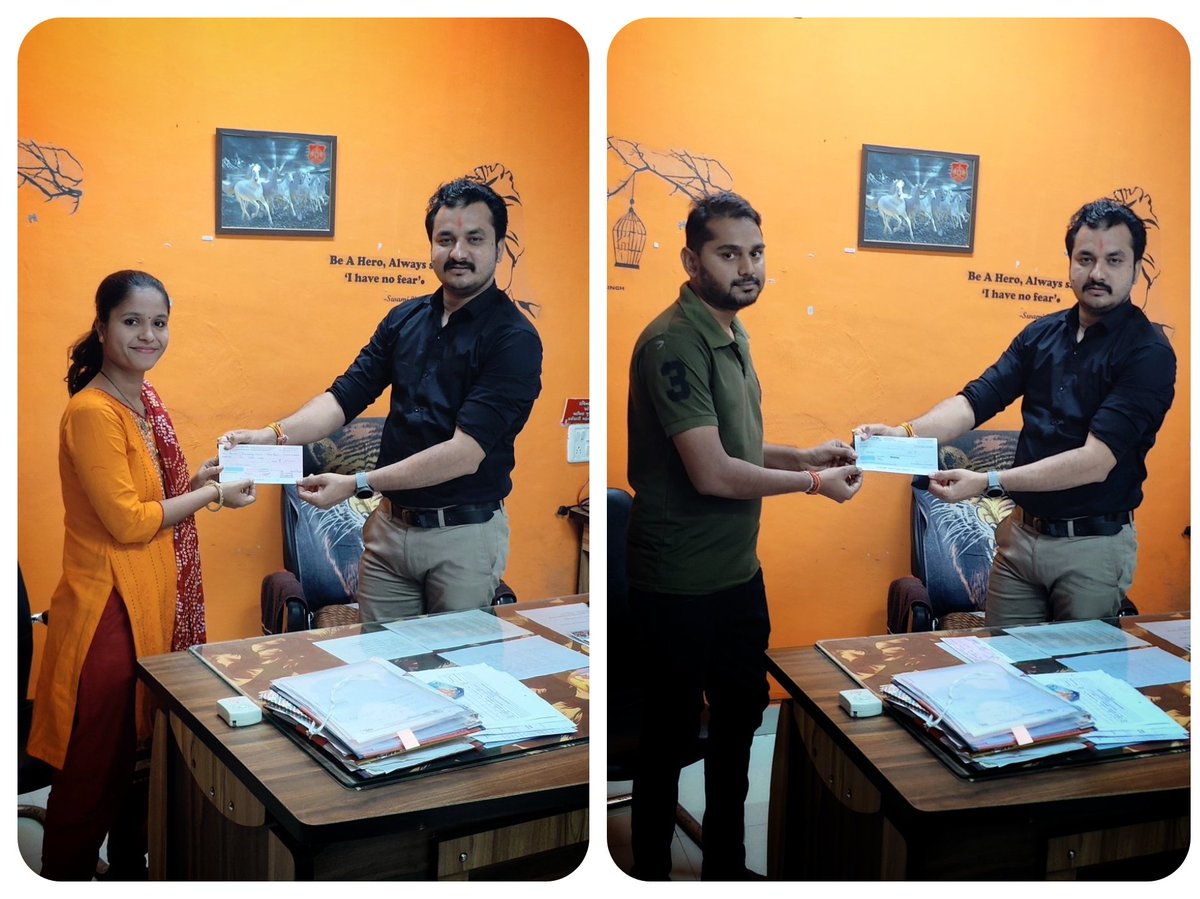 *શહેરી આજીવિકા કેન્દ્ર દેવગઢ બારીઆ નગરપાલિકા ખાતે ગુજરાત અર્બન લાઈવલીહૂડના SEP- I ઘટક હેઠળ બે અરજદારોને લોન રૂપિયા.1,95,000/- નો ચેક અરજદારશ્રીમતી ઉન્નતિબેન પરમાર તેમજ રૂપિયા.1,96,700/-  અરજદારશ્રી ભાવેશભાઈ બારીઆને આપવામાં આવ્યો.<a href="/gulmgujarat/">GULM</a> <a href="/rcmvadodara/">Regional Commissioner Of Municipalities, Vadodara</a>