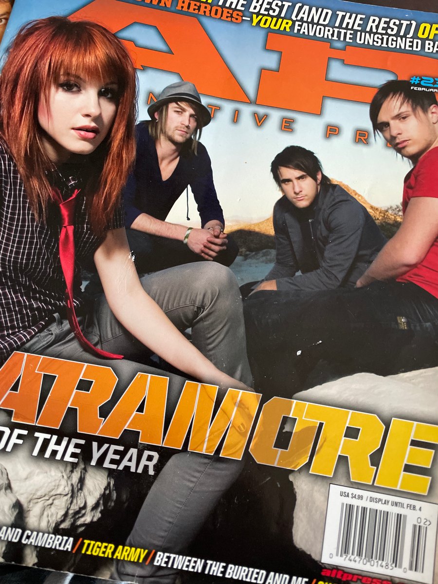 EricaJo42's tweet photo. Found all my old AP magazines. If @paramore  was on the cover, it was mine day of release 🤣 https://t.co/NMKadwpAhl