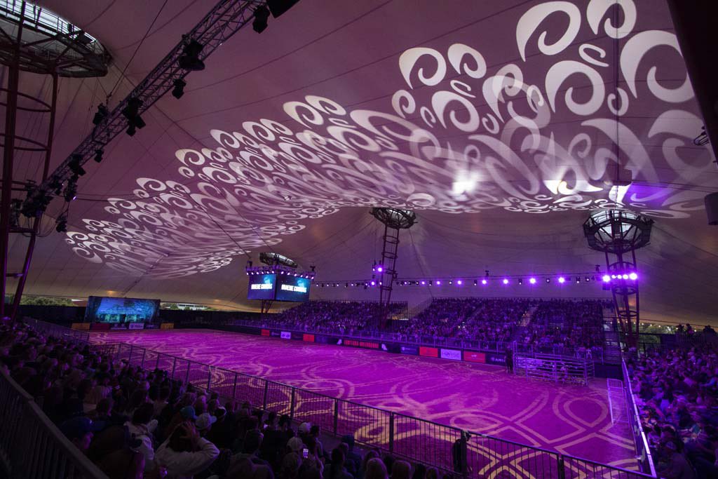 Robelighting's tweet photo. Working with event organizers GTR Events & gear supplier Harry the Hirer Productions, #lightingdesigner & #technicalproducer Marcus Pugh specified @Robelighting #ESPRITE & #MegaPointe luminaires plus #RoboSpot systems for Equitana on the Mane Stage at the Melbourne Showgrounds. https://t.co/z3vm1oCWw3